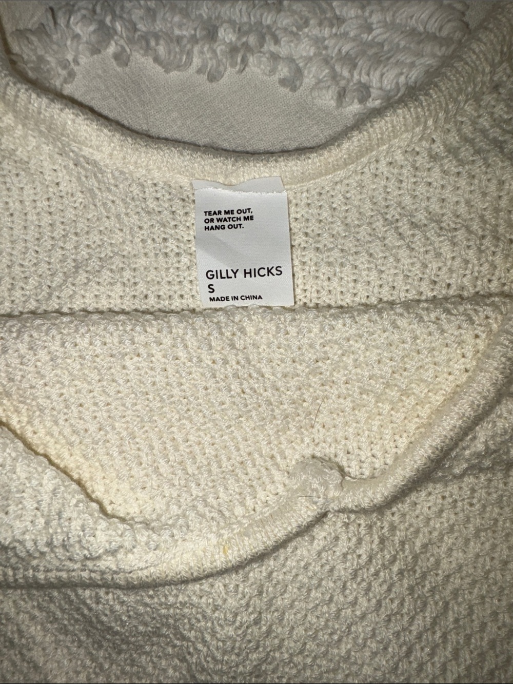Gilly Hicks Cream Knit Bralette & Lounge Pants Set - Picture 2 of 2